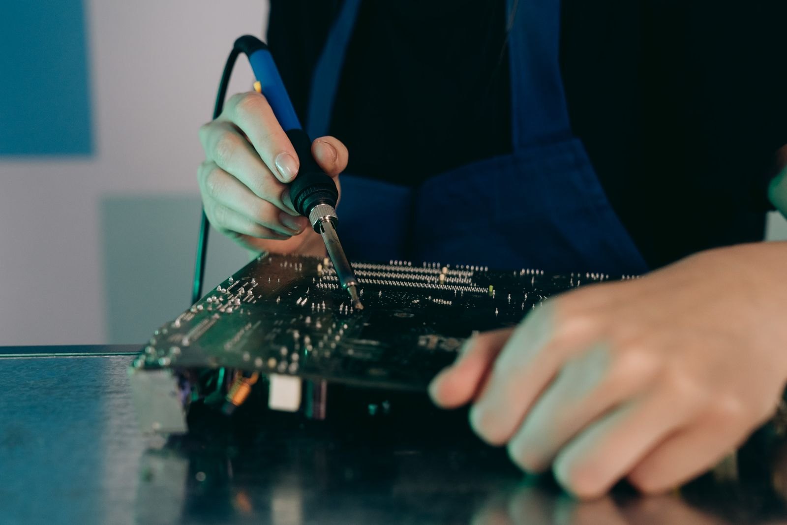 Component placement and board assembly.